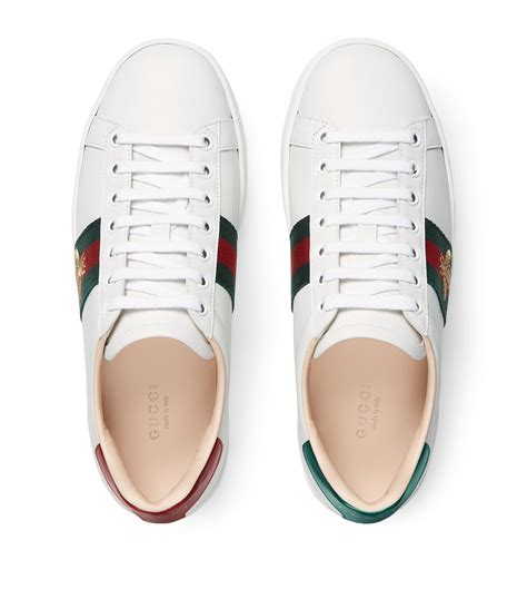 gucci sneakers embroidered|Gucci new ace platform sneakers.